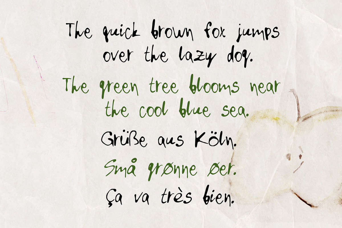 Wonky Ink - Handwritten Font, a Handwritten Font by SweetRenieDesigns (Photo 3 of 4)