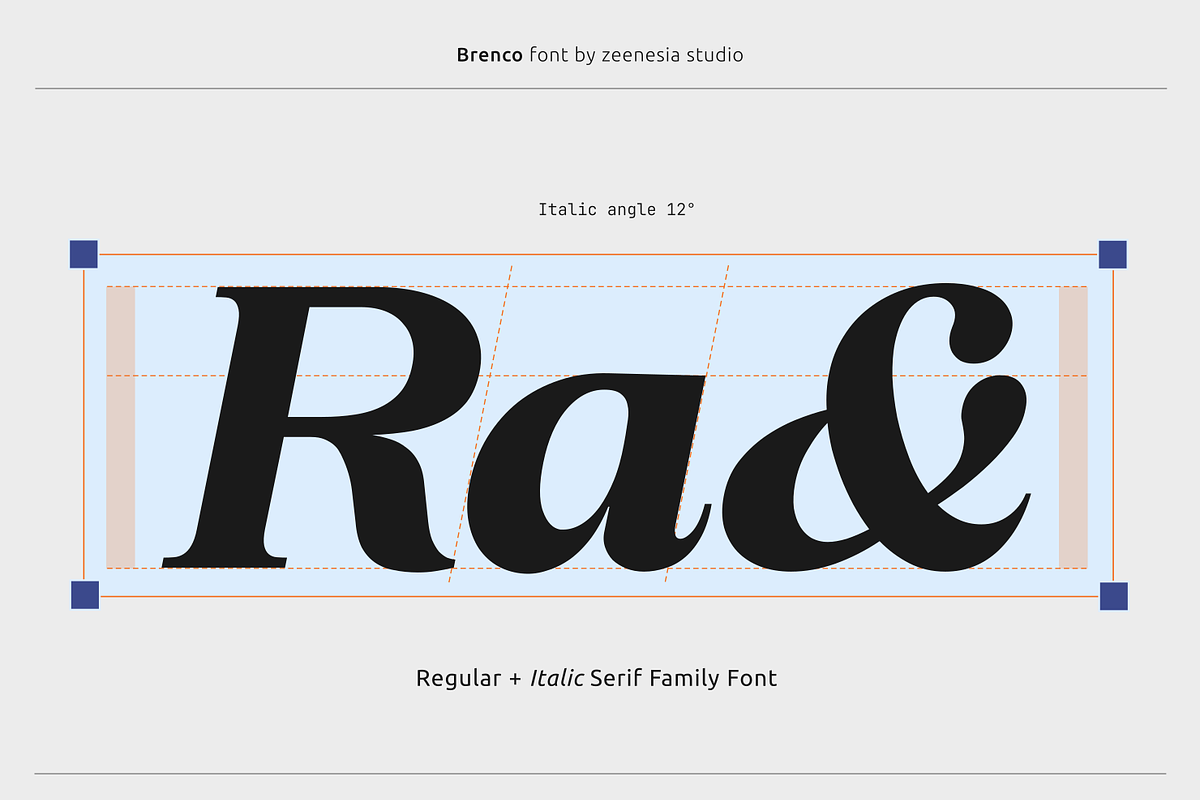 Brenco, a Serif Font by zeenesia (Photo 3 of 17)
