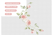 Soft Pink Watercolor Flowers, an Illustration by TatiMockup (Thumbnail 4 of 4)