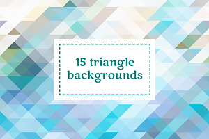 15 triangle backgrounds