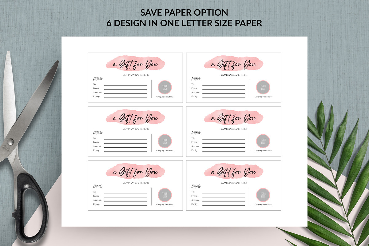 Gift Certificate Bundle, Canva, a Stationery Template by SmmrDesign (Photo 8 of 8)