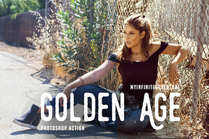 Golden Age Photoshop Action, an Action Add-On by Light Hero Studios