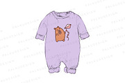 Kawaii Capybara Picnic Character, an Animal Illustration by Palau (Thumbnail 2 of 12)
