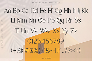 Emilya Rown - Classy Ligature Serif