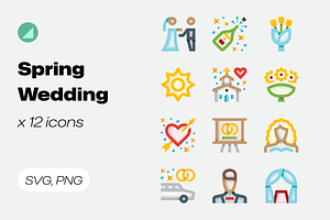 Basicons / Spring Wedding Icons, an Icon by Danil Polshin