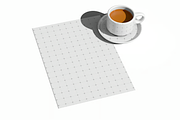 Menu and Coffee Cup Mockup, a Cups & Container Mockup by graphicsauce (Thumbnail 3 of 3)