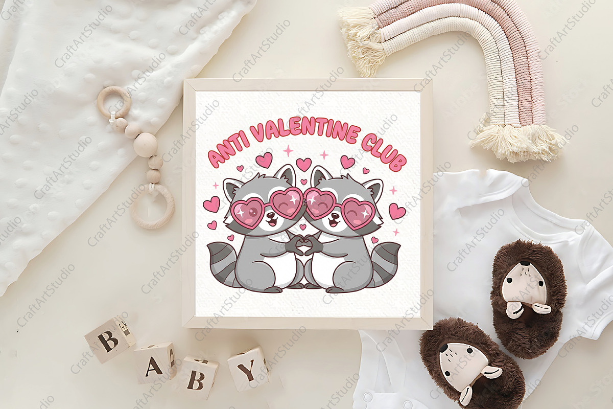 Funny Anti Valentine Club PNG, an Illustration by CraftArtStudio