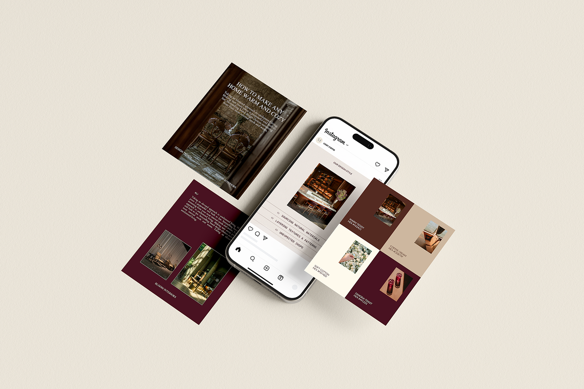 Moody Social Media Templates, a Social Media Template by Brand & Bloom (Photo 10 of 15)