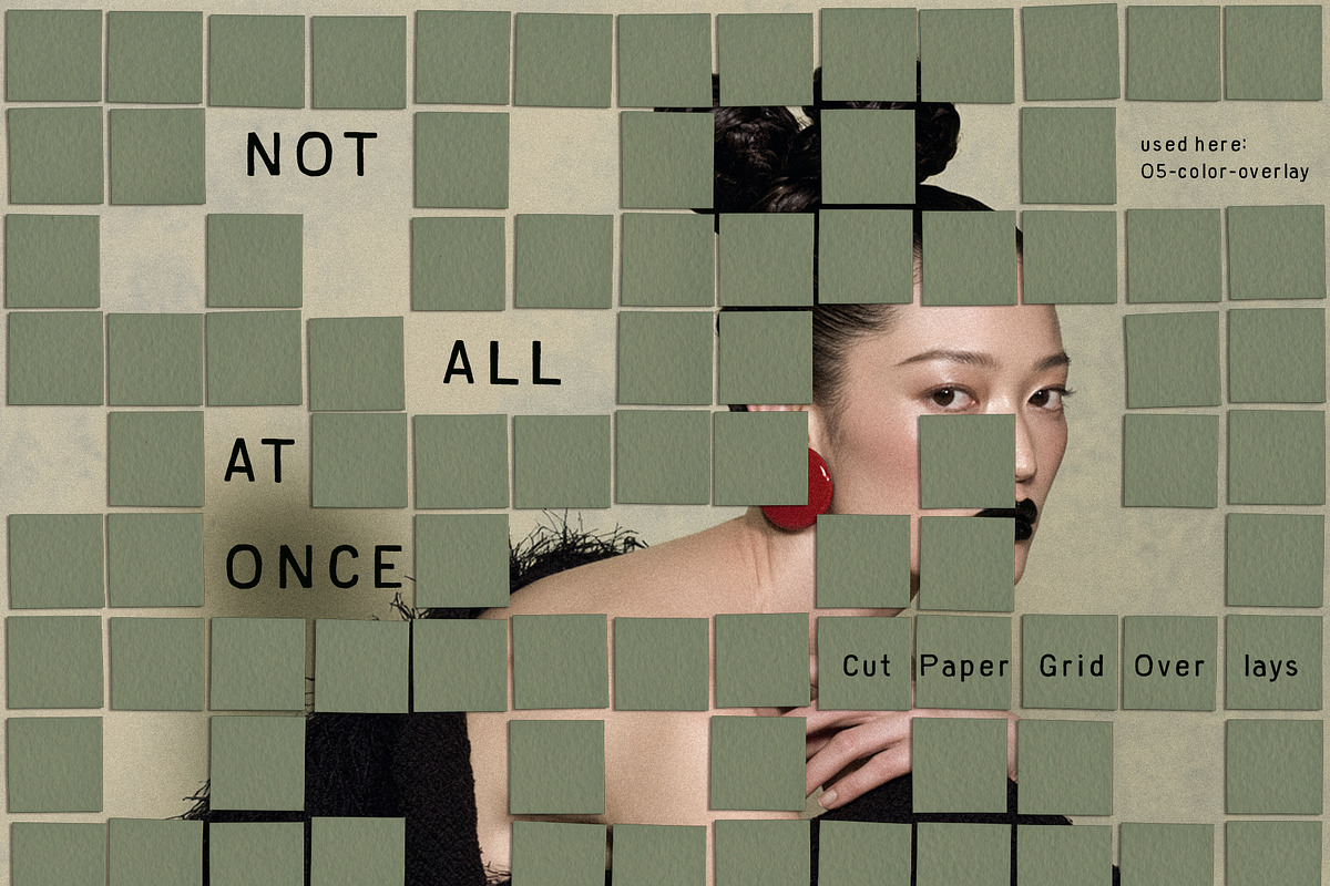 Not All at Once: Paper Grid Overlays, a Texture Graphic by alonahaidash (Photo 4 of 16)