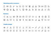512 Thin Line Icons, an Outline Icon by Okodesign Market (Thumbnail 4 of 5)