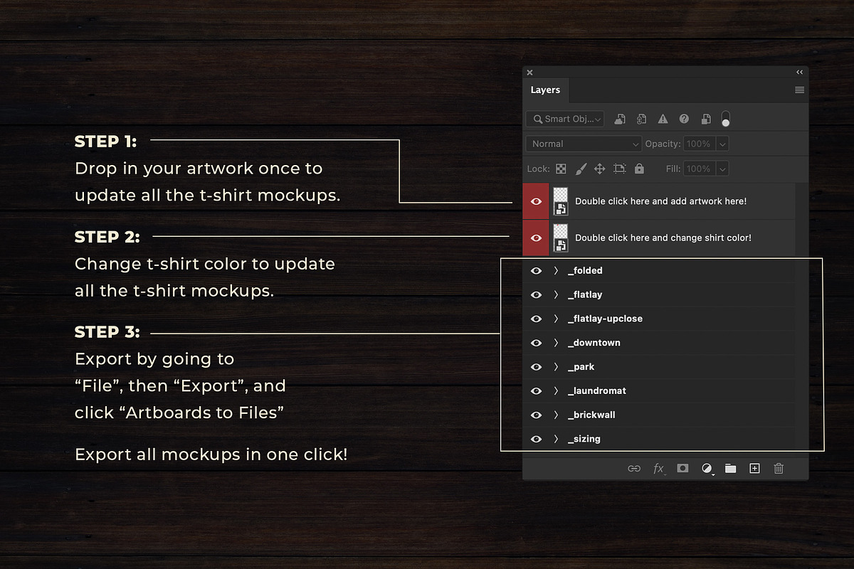T-Shirt PSD Mockup Bundle, a Shirt Mockup by SUH-NY (Photo 8 of 9)