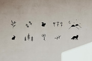 Hand Drawn Font with Illustrations, a Sans Serif Font by Irene Florentina Design (Thumbnail 9 of 9)