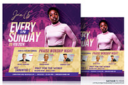 Church Flyer Template - PSD, a Flyer Template by Satgur Graphic Design (Thumbnail 1 of 4)