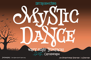 Mystic Dance, a Serif Font by joelmaker