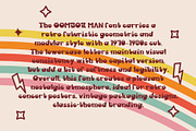 Gombor Man - Retro Sans, a Sans Serif Font by Boril Std (Thumbnail 2 of 10)