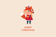 Merry Christmas illustrations, a Seasonal Illustration by MoleskoStudio (Thumbnail 3 of 3)
