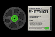 Vintage Reel Tape Box Mockup Kit, a Packaging Mockup by FLYERWRK (Thumbnail 9 of 9)