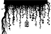 Hanging Vines Silhouette, an Object Graphic by Creativeshirt (Thumbnail 14 of 20)