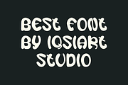 Sandio Fancy Font, a Sans Serif Font by Iqsiart Studio (Thumbnail 5 of 6)