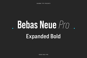 Bebas Neue Pro - Exp Bold