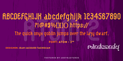 Atom™, a Sans Serif Font by MINDCANDY (Thumbnail 2 of 2)
