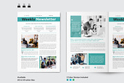 Weekly Newsletter Template, a Stationery Template by Amit Debnath (Thumbnail 1 of 7)