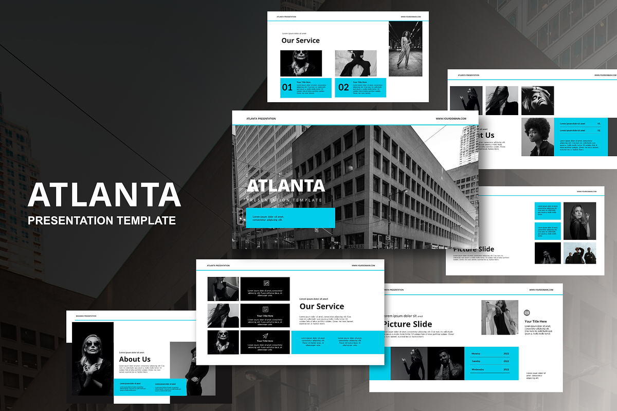 Atlanta Powerpoint Template, a Presentation Template by Spesifikstd