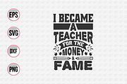 Teacher typographic svg bundle., a Graphic by Uniquesvg99 (Thumbnail 11 of 21)