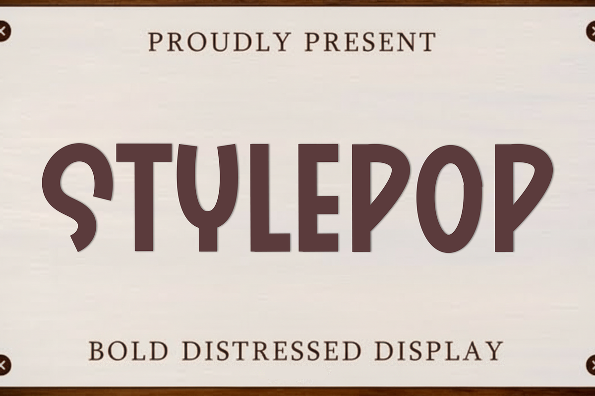 Stylepop, a Script Font by InermediaSTUDIO (Photo 1 of 8)