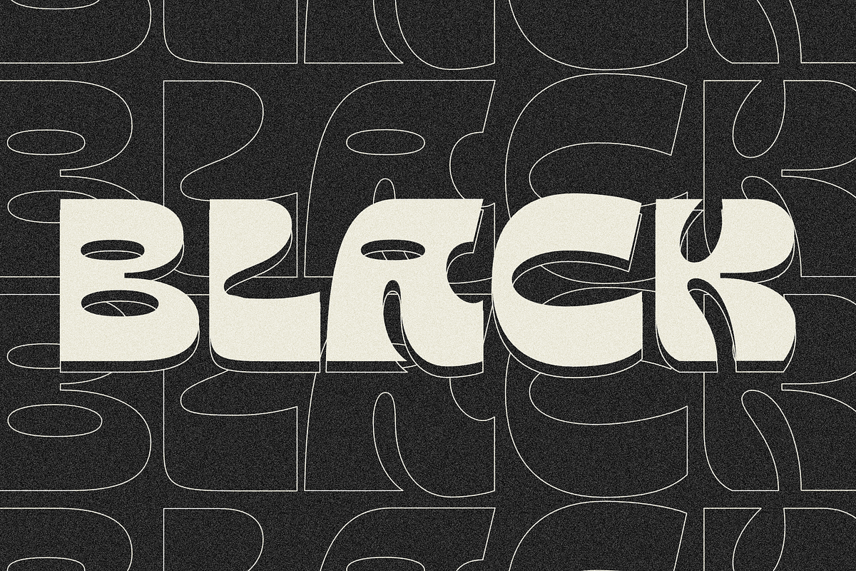 Oui Ellixyr Psychedelic Display Font, a Sans Serif Font by Oui Studio (Photo 4 of 10)