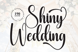 Shiny Wedding Script Font