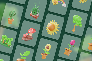 3D Nature Icon Pack