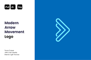 Modern Arrow Movement Logo, a Branding & Logo Template by Luxury Logos (Thumbnail 1 of 4)