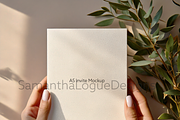 A5 Invite Mockup - PSD Mockup, a Templates & Theme by Samantha Logue (Thumbnail 2 of 4)