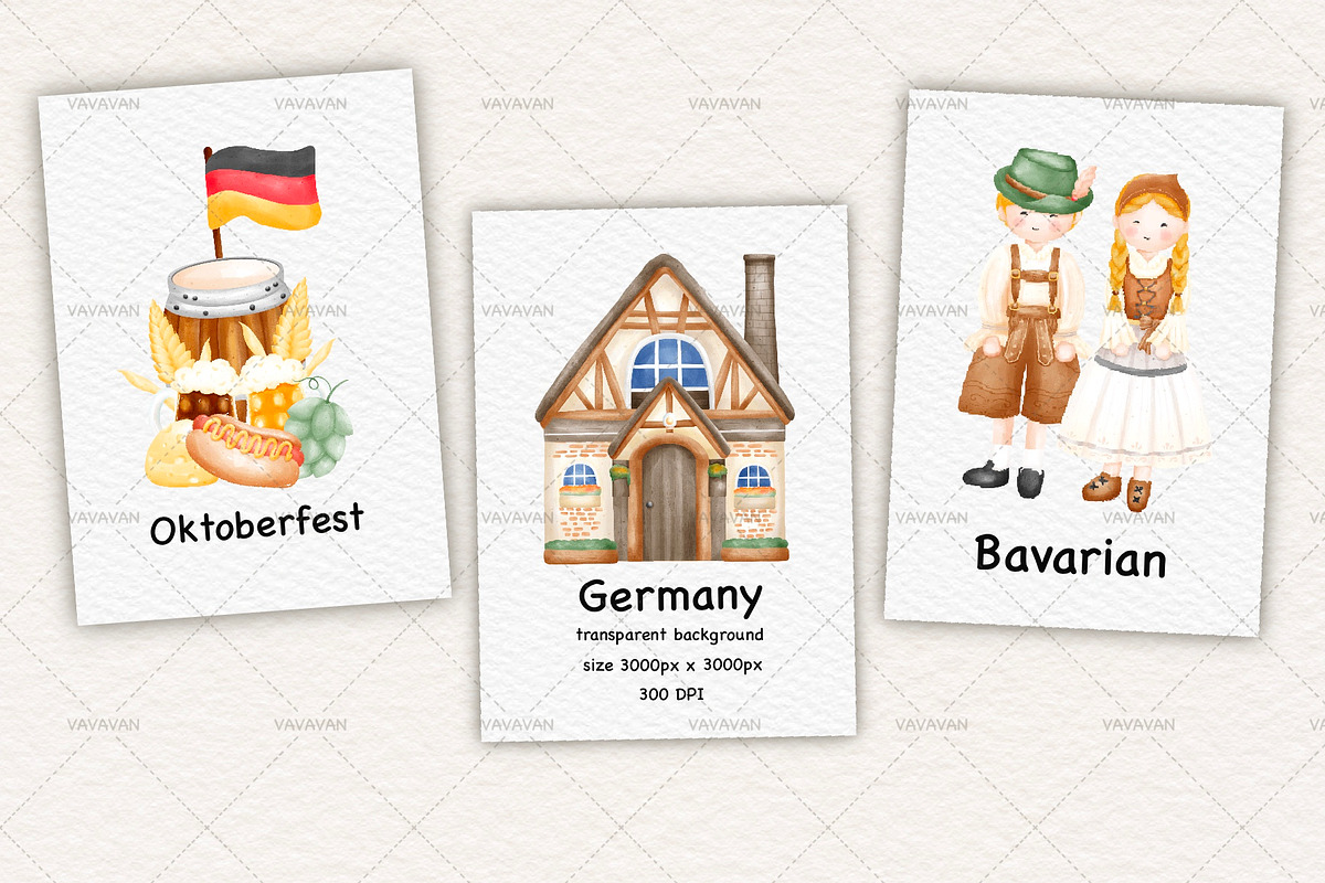 Oktoberfest Germany clipart, a Decorative Illustration by Vavavan Artwork (Photo 4 of 4)