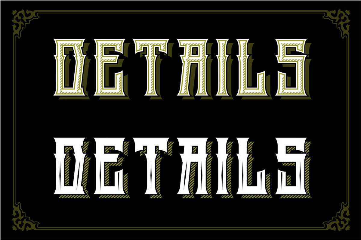 El Tigres Typeface preview 2