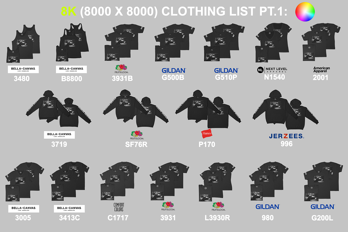 Clothing Mockup Whole Shop Bundle, a Shirt Mockup by Infinity Mockups (Photo 2 of 11)