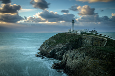 South Stack Lighthouse at sunset, a Nature Photo by Margaret Clavell