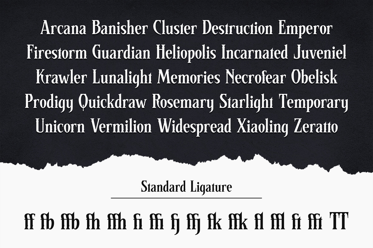 Gravord - Mysterious Serif, a Serif Font by iqbal habibi (Photo 2 of 9)