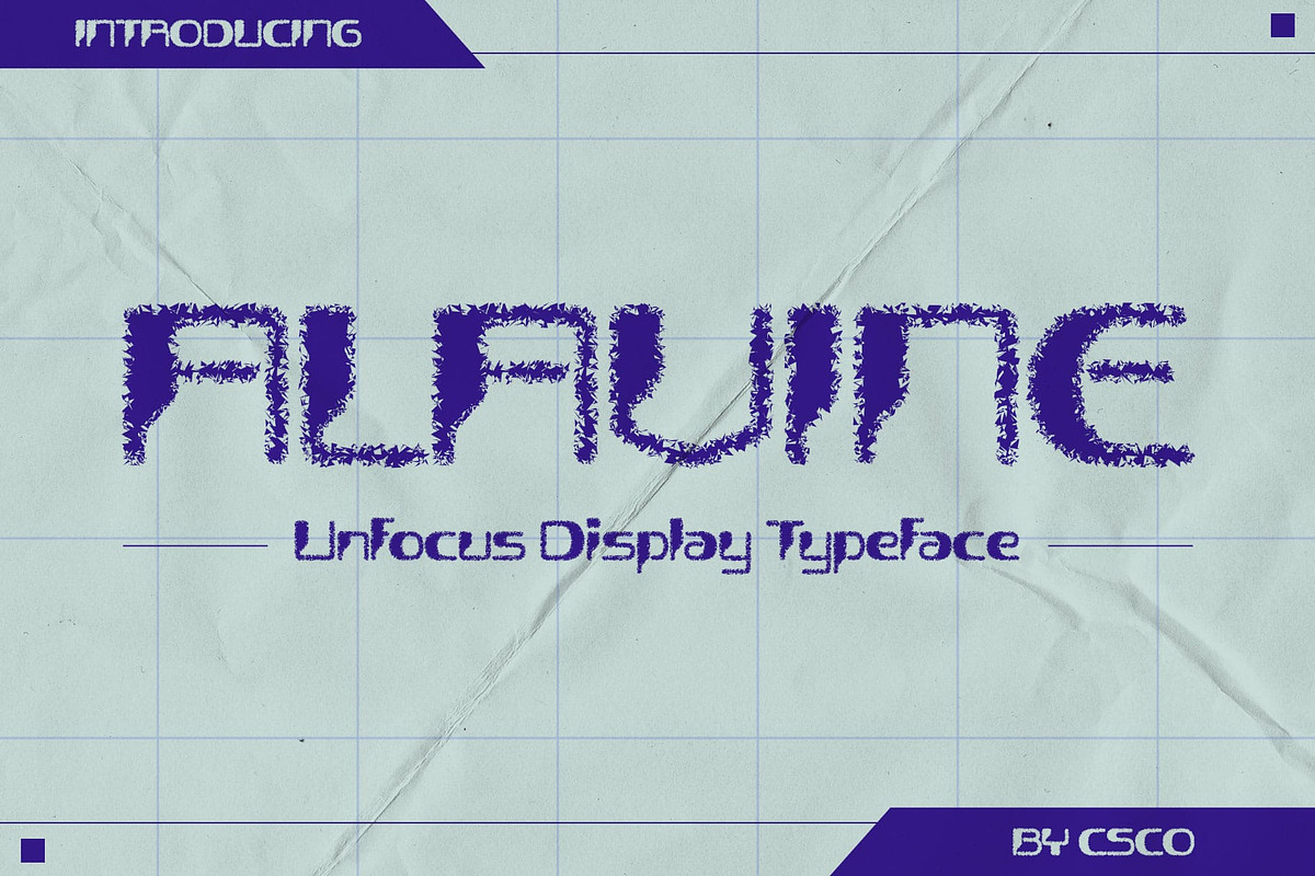 Alavine Unfocus, a Sans Serif Font by Craft Supply Co. (Photo 1 of 8)