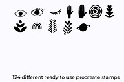 120+ Procreate linocut stamp brushes, a Brush Add-On by laura.design (Thumbnail 6 of 8)