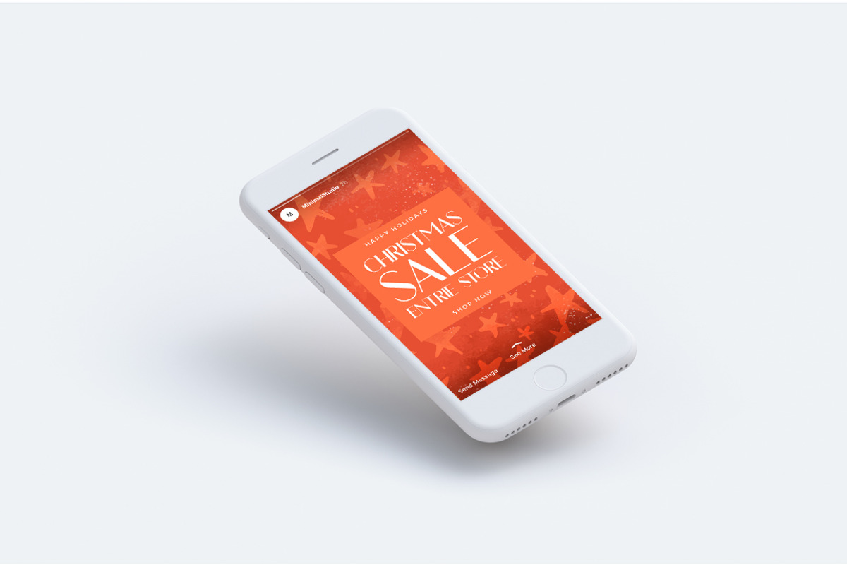 100 Christmas Instagram Stories, a Social Media Template by MinimalStudioCo (Photo 20 of 20)