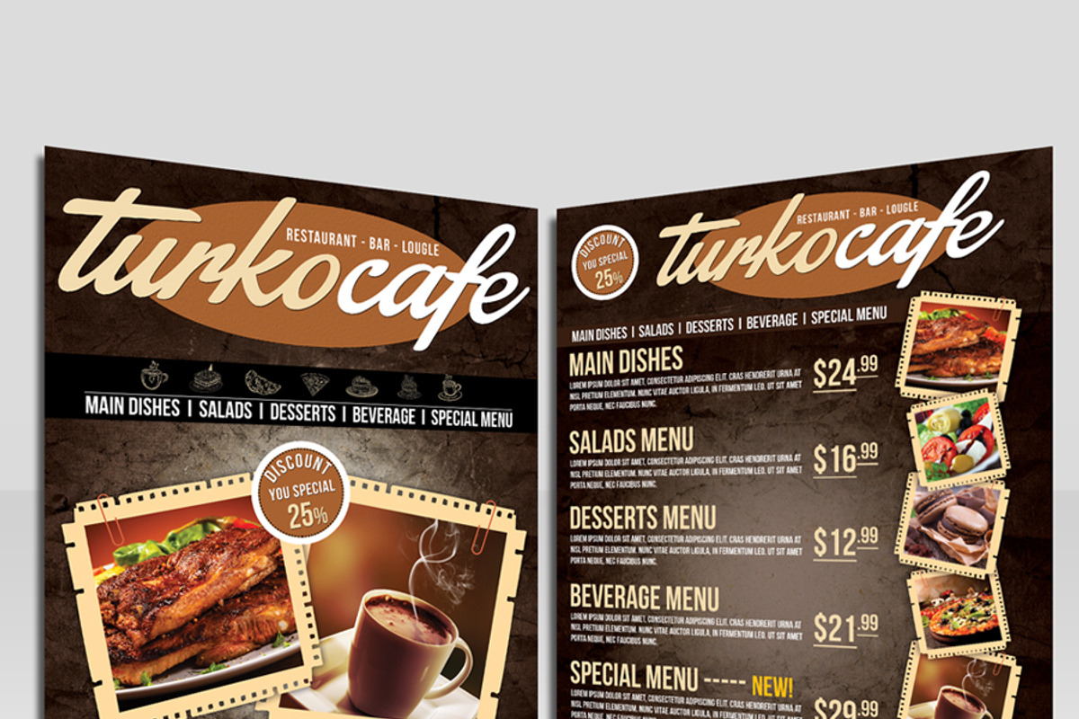 Cafe & Restaurant Flyer, a Flyer Template by fatihakdemir (Photo 1 of 4)