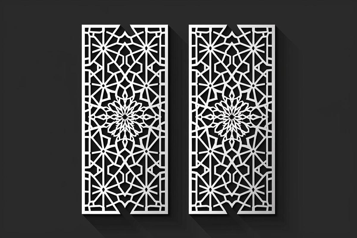 Ornamental Laser Cut Silhouettes, an Illustration by BIPLOB EXPERT (Photo 9 of 9)