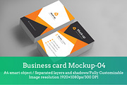 Business Card Mock-up, a Print Template by Proshanta Sarker (Thumbnail 2 of 2)