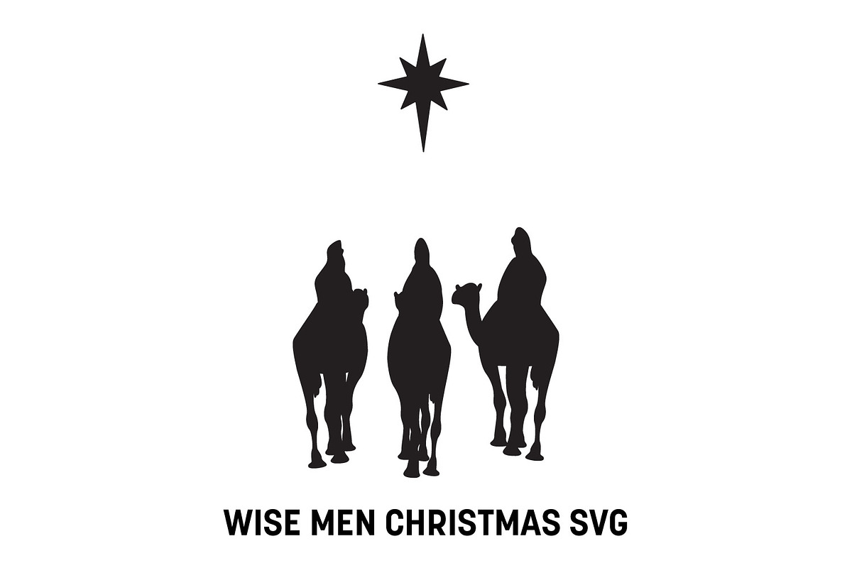 Christmas Wise Men SVG, a Graphic by PinkHouseCollection (Photo 1 of 3)