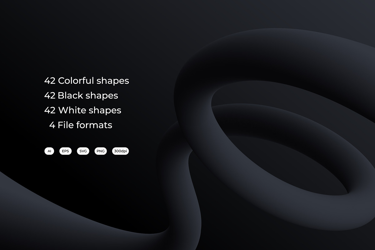 Gradient Blend Shapes, an Object Graphic by PLSTD. (Photo 2 of 8)