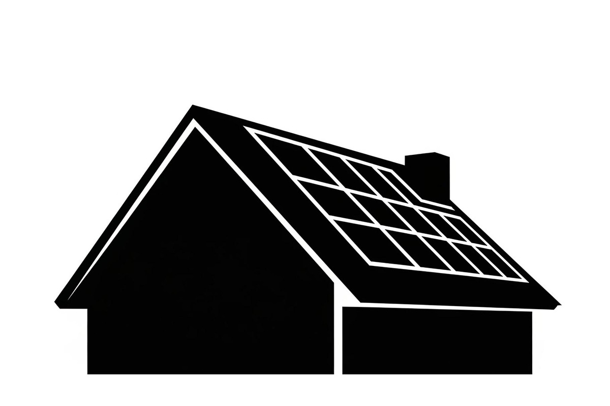Solar Powered Home Silhouette Set, a Graphic by Designer_Momina (Photo 9 of 14)