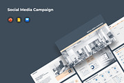 Social Media Campaign Presentation, a Presentation Template by JetzTemplates (Thumbnail 1 of 4)