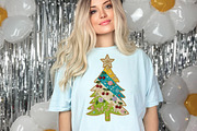 Colorful Glitter Yarn Christmas Tree, an Illustration by designcity5 (Thumbnail 2 of 8)